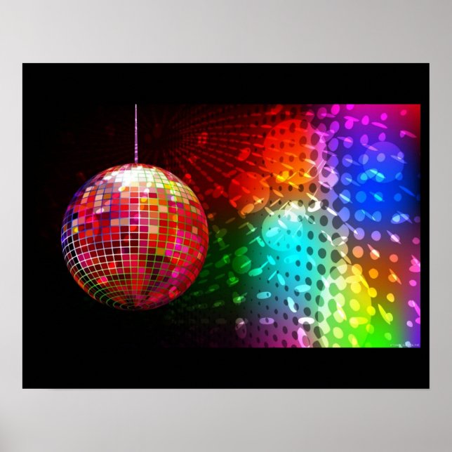 Party Time Disco Poster (Front)