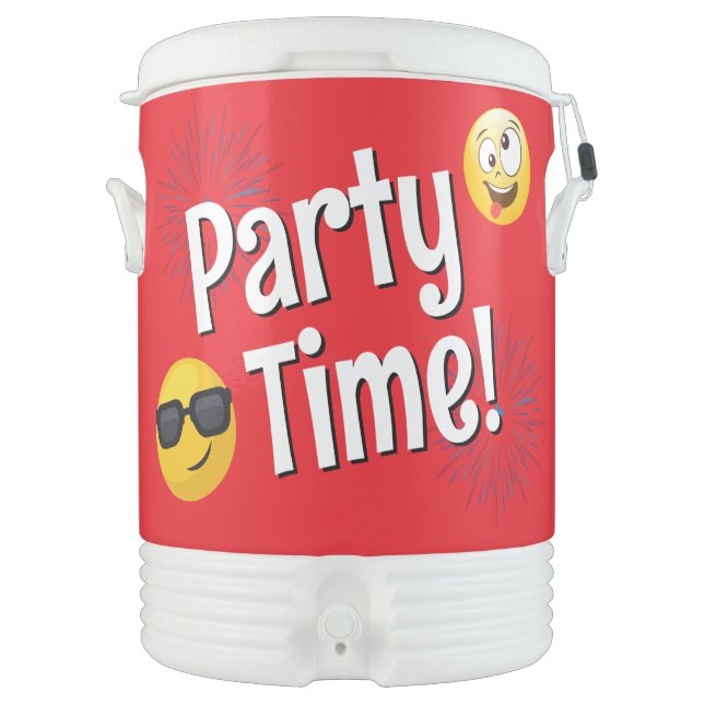 Party Time Drinks Igloo Cooler (Front)