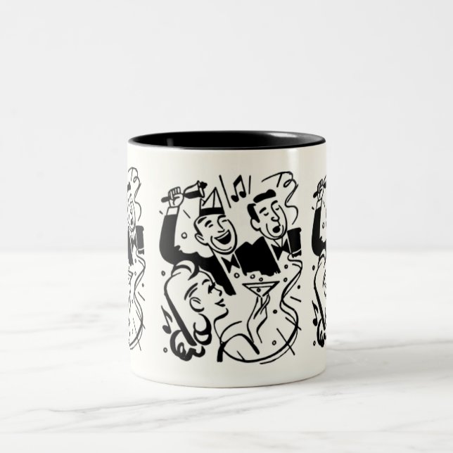 Party Time: Friends & Family Gatherings Two-Tone Coffee Mug (Center)