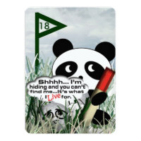 Party time golf invitation