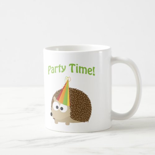 Party Time Hedgehog Coffee Mug