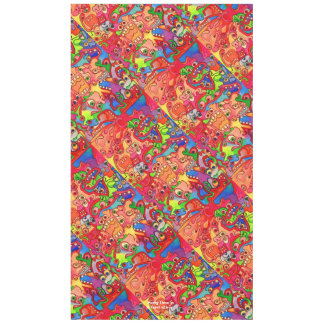 Party Time in A Land of Fun Faces! Tablecloth