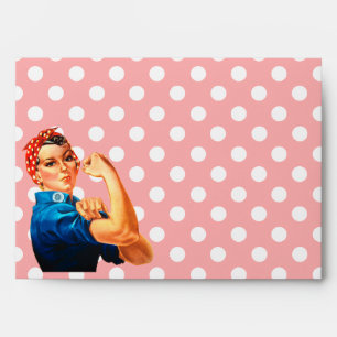 Party Time in Retro Rosie Style Envelope