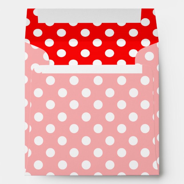 Party Time in Retro Rosie Style Envelope (Back (Bottom))