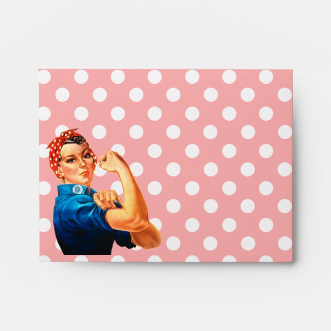 Party Time in Retro Rosie Style Envelope (Front)
