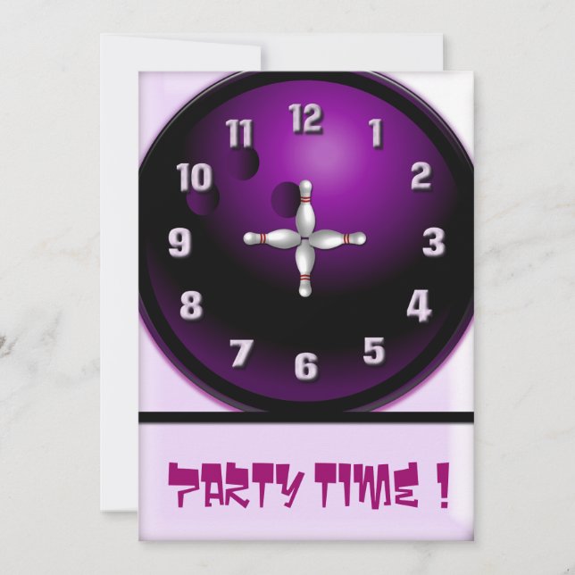 Party Time Invitation (Front)