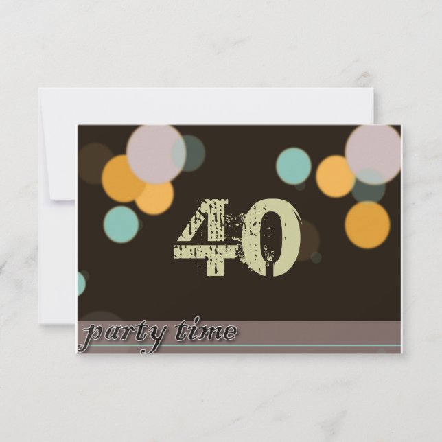 Party Time Invitation (Front)