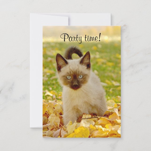 "Party Time" Invitation (Front)