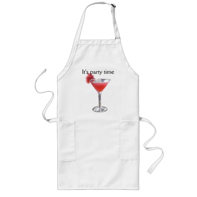 Party Time Long Apron (Front)