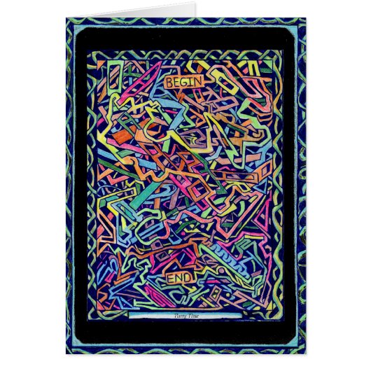 Party Time Maze Line Cards (Front)