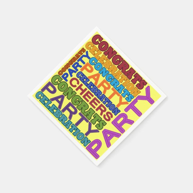 party time! napkins (Corner)