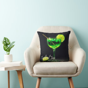 Party Time Neon Popular Personalized Throw Pillow
