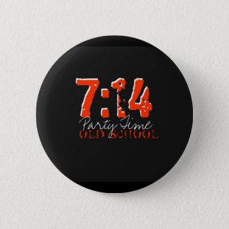 Party Time (Old School) Pinback Button
