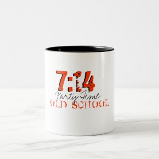 Party Time Old School Two-Tone Coffee Mug