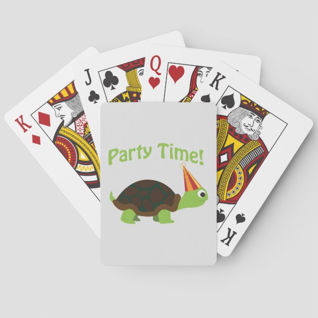 Party Time! Turtle Poker Cards (Back)
