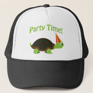 Party time! turtle trucker hat