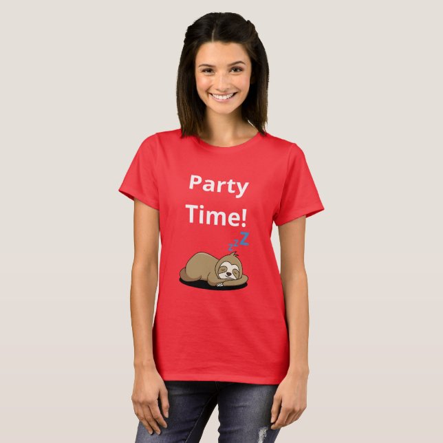 Party Time Women's Basic T-shirt (Front Full)