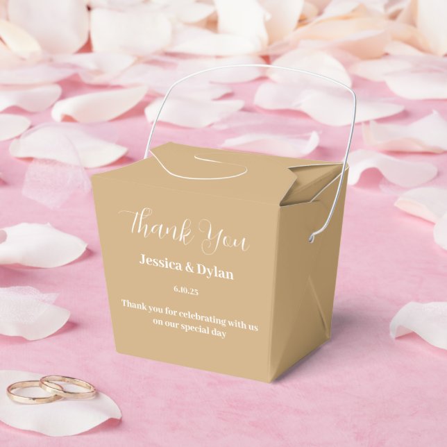 Party Treat Favor Box (Wedding)