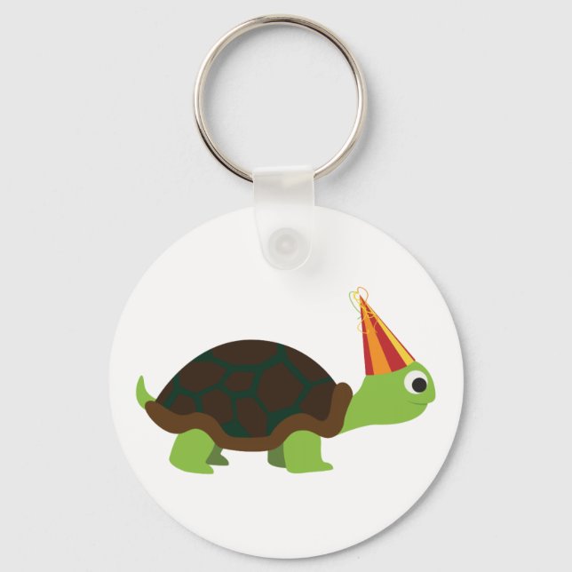 Party Turtle Keychain (Front)