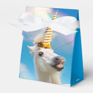 Party Unicorn Horse And Rainbow Favor Boxes