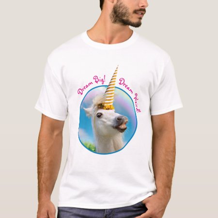 Party Unicorn Horse And Rainbow T-shirt