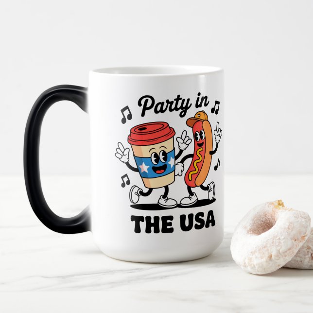 Party USA Color Morph Mug (With Donut)