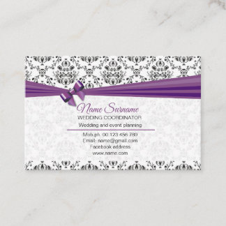 Party & Wedding Planning and Coordination Business Card