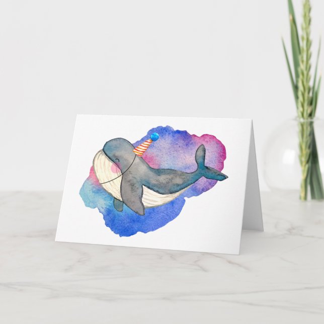 Party Whale Card (Front)