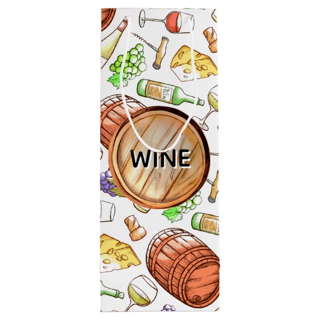 Party  wine gift bag (Back)