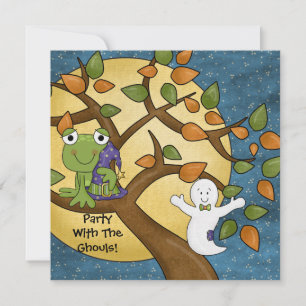 Party With the Ghouls Halloween Invitation