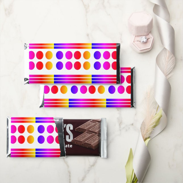 Party Wrapped Hershey's Chocolate Bars (1.55 oz.) (Front)