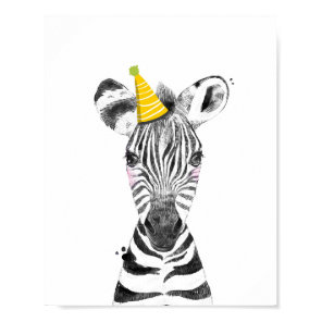 Party Zebra Wild Safari Animals Birthday Decor
