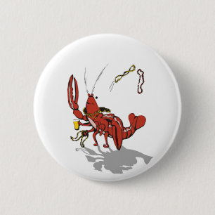 Partydad Crawfish Button