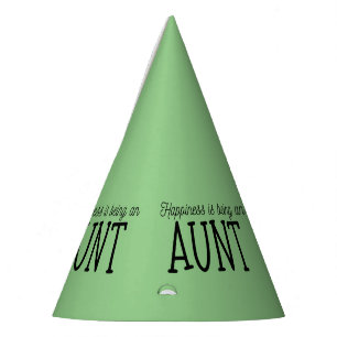 Partyhat - Happiness is Being An Aunt Party Hat