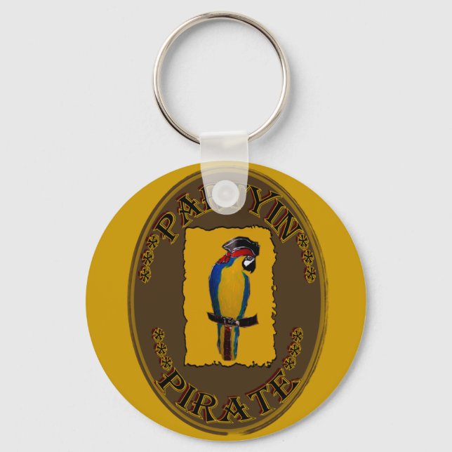 PARTYIN' PIRATE KEYCHAIN (Front)