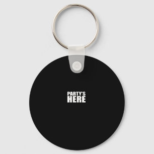 Partys Here - Funny Pauly For New Jersey Gtl Shore Keychain