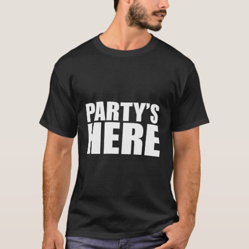 Partys Here _ Pauly For New Jersey Gtl Shore T_Shirt