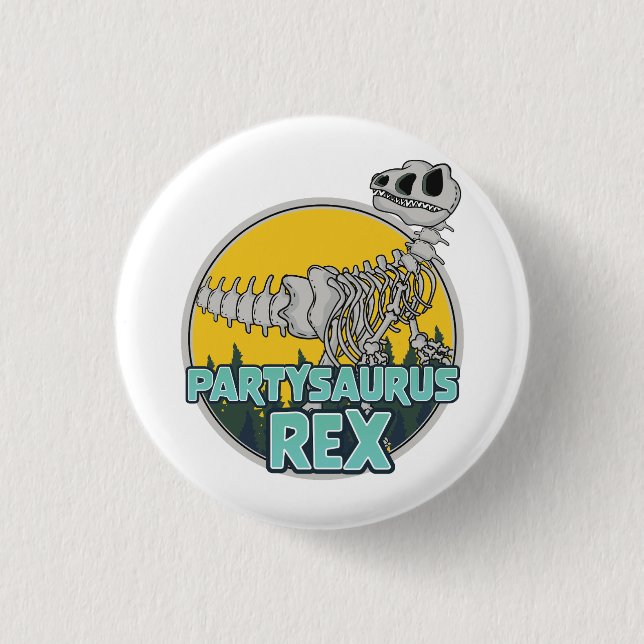 Partysaurus Rex Button (Front)