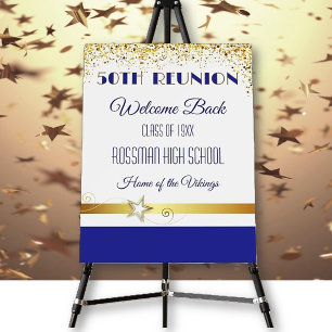 Partytime! 50th Class Reunion custom Foam Board
