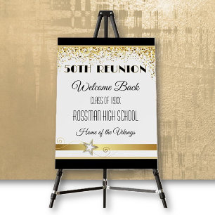 Partytime! 50th Class Reunion custom Foam Board