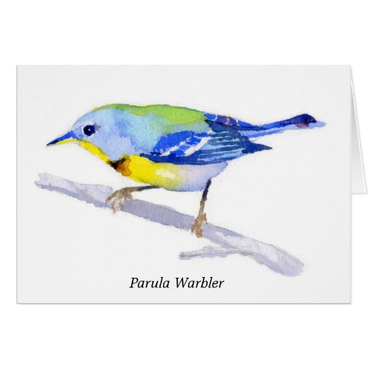 Parula Warbler Cards (Front Horizontal)
