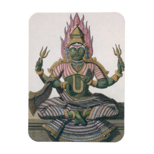 Parvati, from 'Voyage aux Indes et a la Chine' by Magnet
