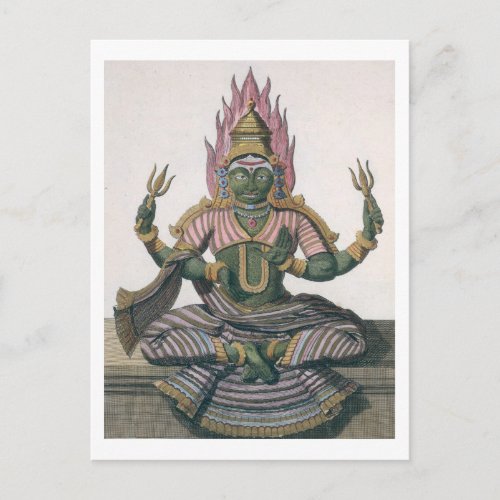 Parvati from Voyage aux Indes et a la Chine by Postcard