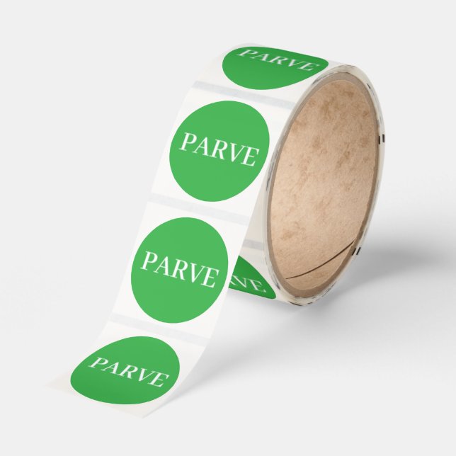 Parve Kosher Food Labels | Kitchen Organization (Roll)