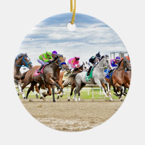 Parx Racing _ Pennsylvania Derby Day Ceramic Ornament