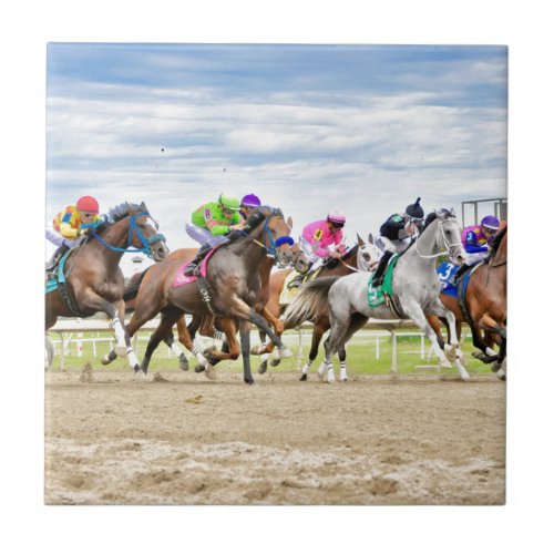 Parx Racing _ Pennsylvania Derby Day Ceramic Tile