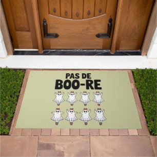 Pas de Boo-re Ballerina Ghost Halloween Spooky Doormat