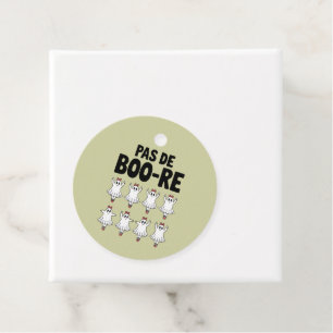 Pas de Boo-re Ballerina Ghost Halloween Spooky Favor Tags