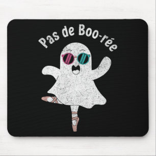 Pas De Boo-rée Cute Ballerina Ghost Funny Ballet Mouse Pad