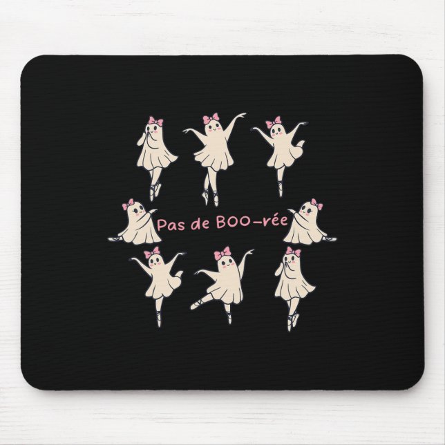 Pas De Boo-rée Design  Mouse Pad (Front)